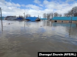 Ойыл ауданындағы тасқын салдары. 29 наурыз, 2024 жыл.