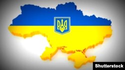 Карта Украины. Иллюстрация