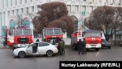 Площадь Республики после ночных столкновений