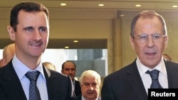 Sergei Lavrov Dəməşqdə, 2012-ci il