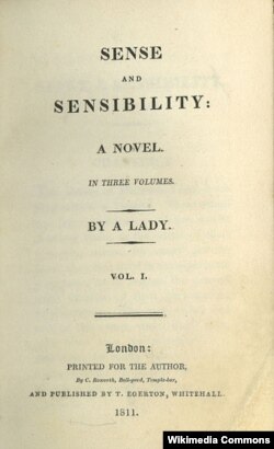 Ceyn Ostinin ilk romanı "Sense and Sensibility" (1811)