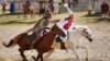 Kyrgyzstan -- Opening day at the Kyrchyn Gorge, one of two venues of the World Nomad Games 2018. 