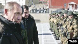 Президент России Владимир Путин в Дагестане.