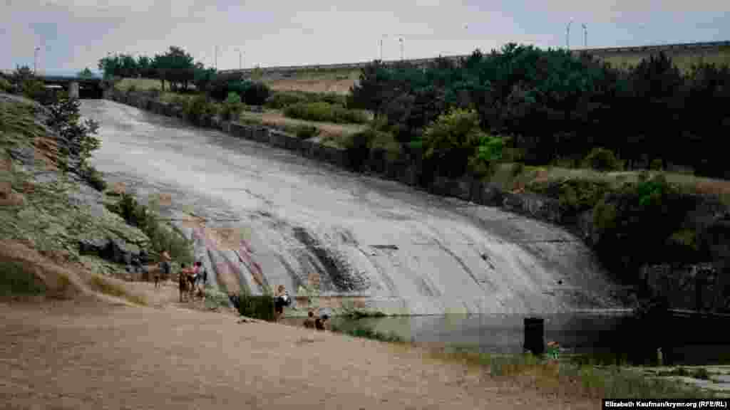 Плотина Симферопольского водохранилища