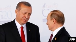 Recep Tayyip Erdogan və Vladimir Putin