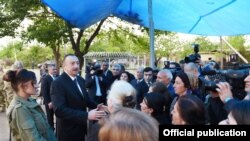 İlham Əliyev cəbhədə - 1 may 2016