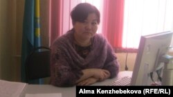 Директор колледжа «Кайнар» Мейрим Еркинбекова. Алматы, 4 декабря 2013 года.