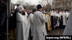 Молебен на Рождество Христово в Севастополе. Архивное фото