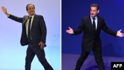 Francois Hollande və Nicolas Sarkozy