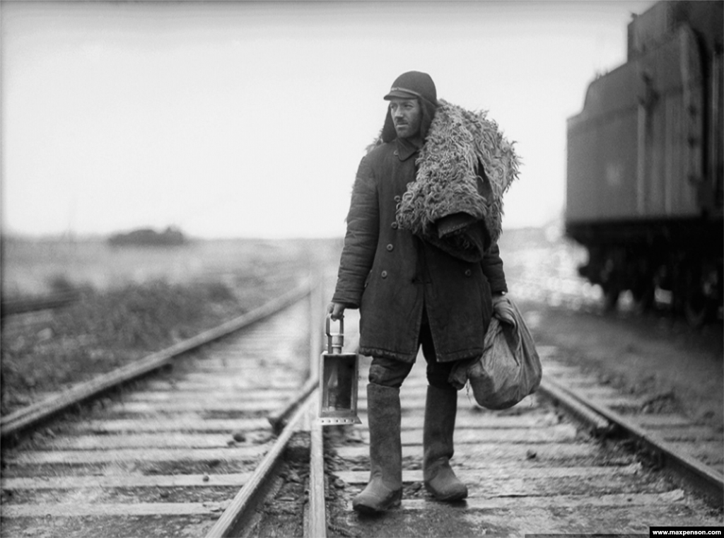 Портрет железнодорожника. Рассказывают, что Пенсон решил снимать по фотопленке в день