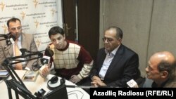 Azadlıq Radiosunun Bakı bürosu. Pen klub verilişi. 11 noyabr 2010