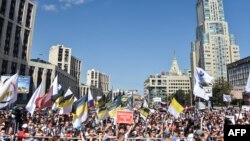 Протест против повышения пенсионного возраста