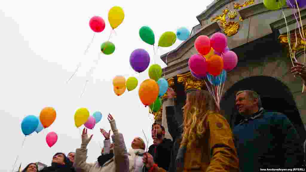 Акция в поддержку политзаключенных в день рождения Геннадия Афанасьева, 8 ноября 2016 года&nbsp;